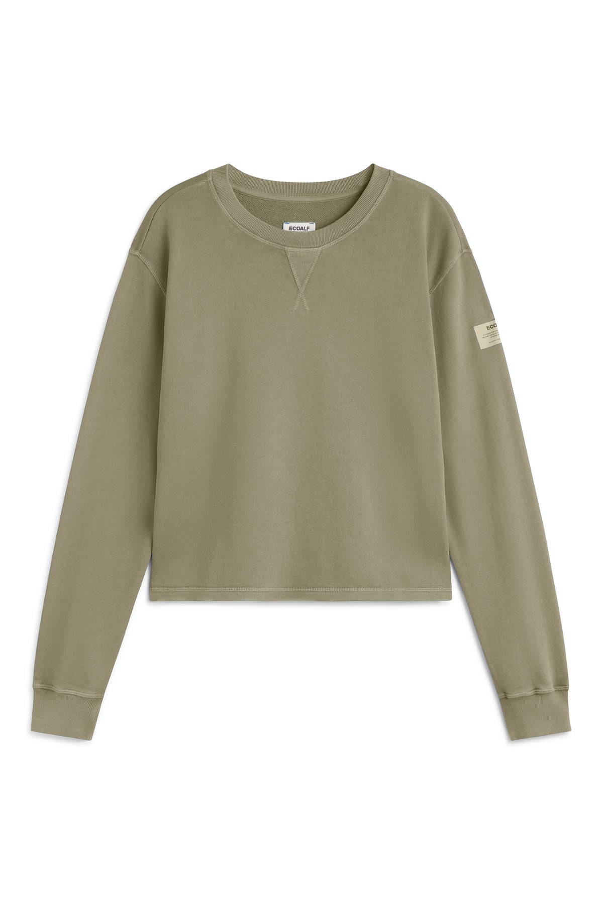 sudadera-ecoalf-rodas-khaki-50-algod-n-reciclado-fit-regular image 6