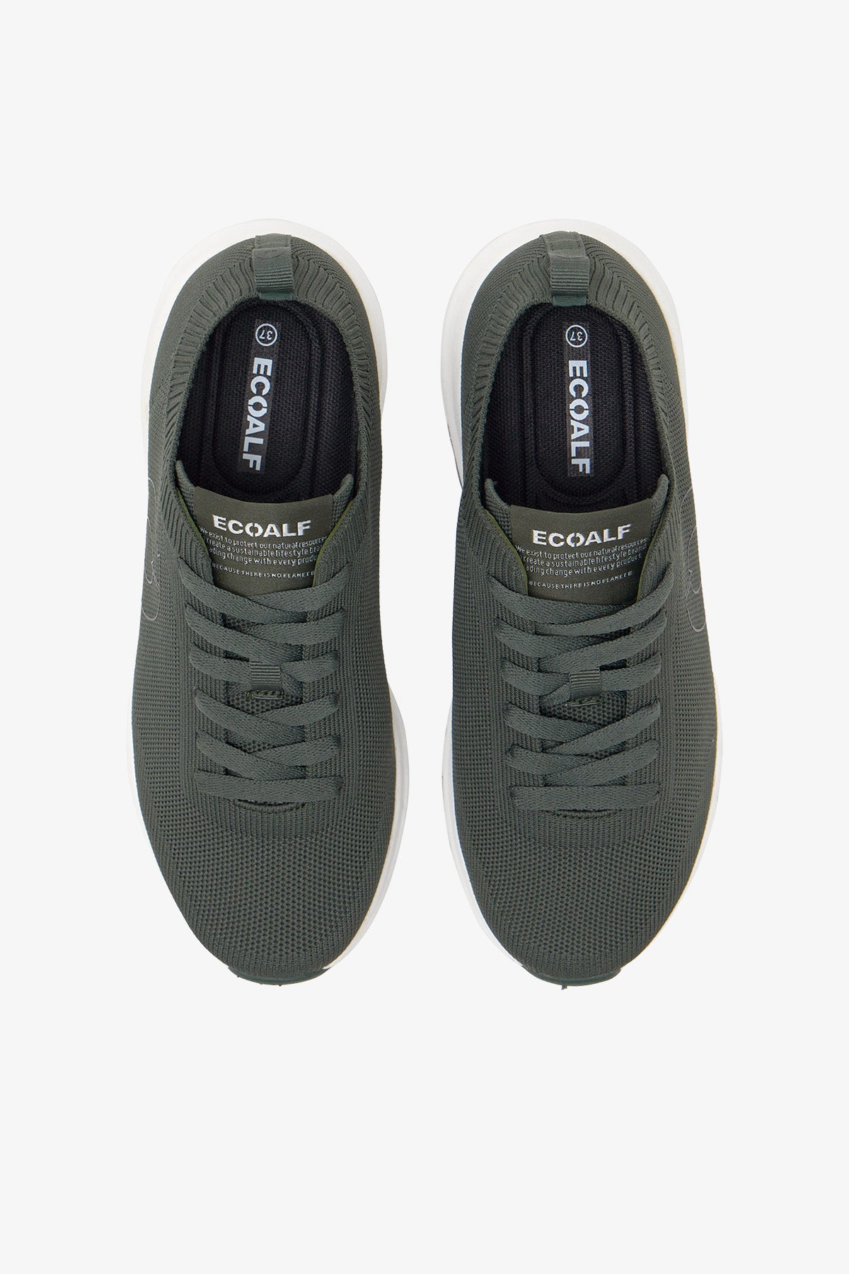 ecoalf-zapatilla-conde-knit-khaki-de-mujer image 4