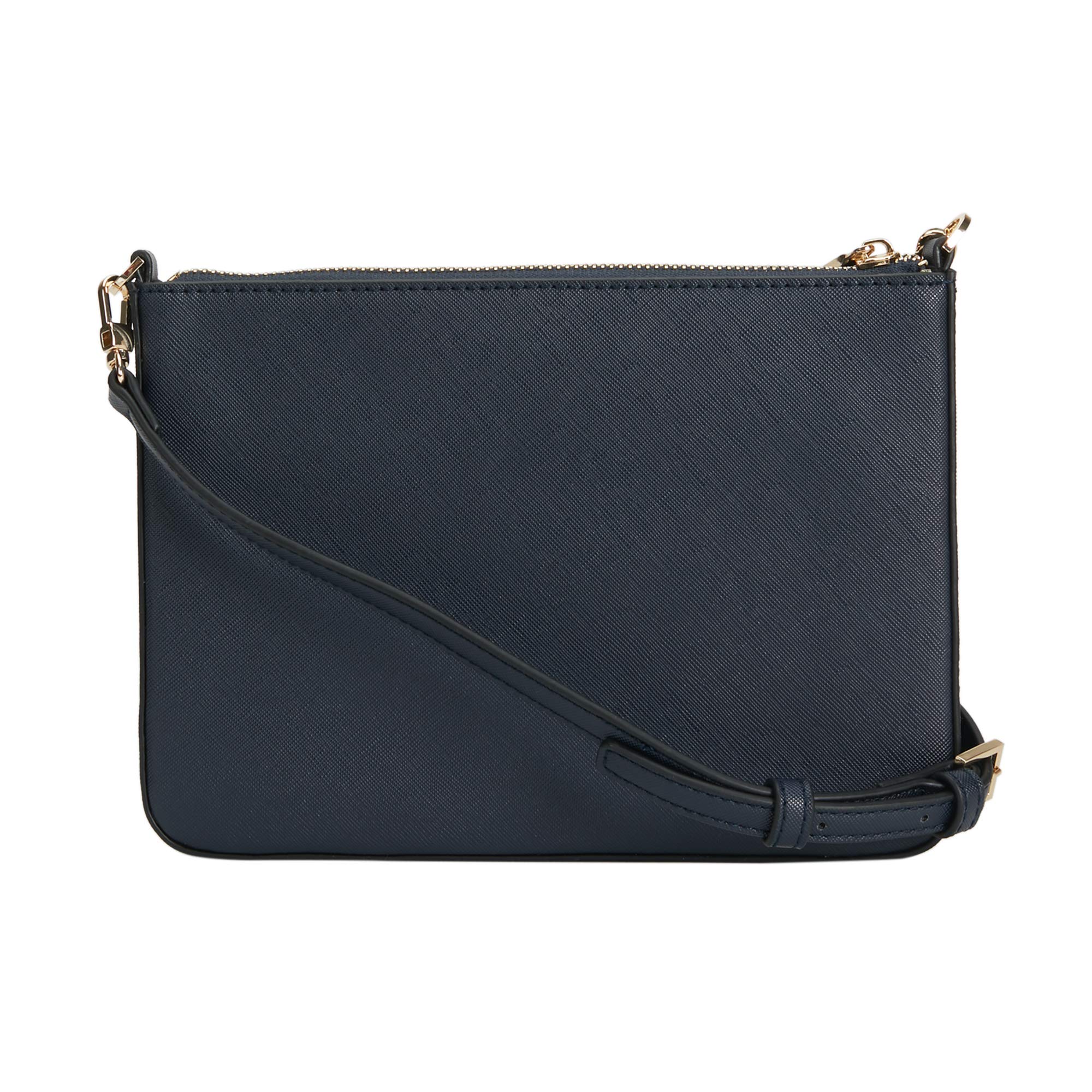 parfois-clutch-bandolera-lisa-talla-m-azul-marino-mujer image 4