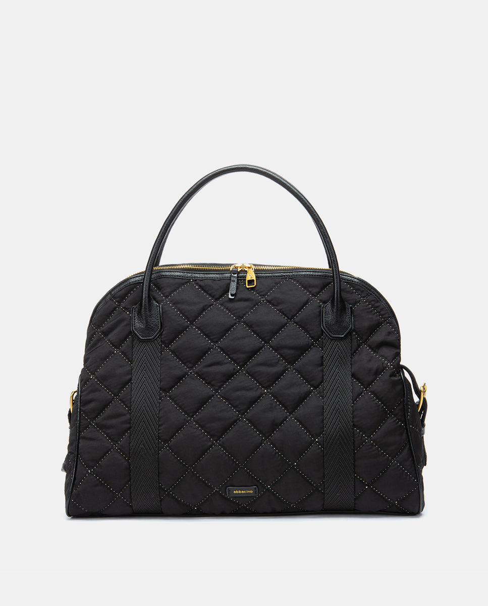 abbacino-bolso-mano-acolchado-negro-reciclado-padded image 1