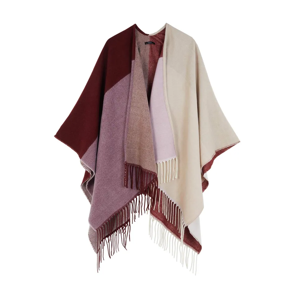 parfois-poncho-con-estampado-mujer image 1