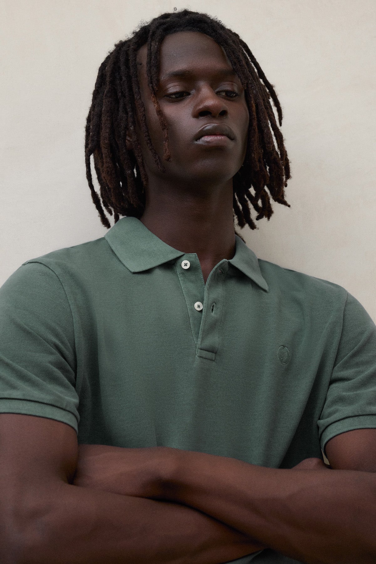 polo-ecoalf-tedan-de-piqu-verde-para-hombre image 5