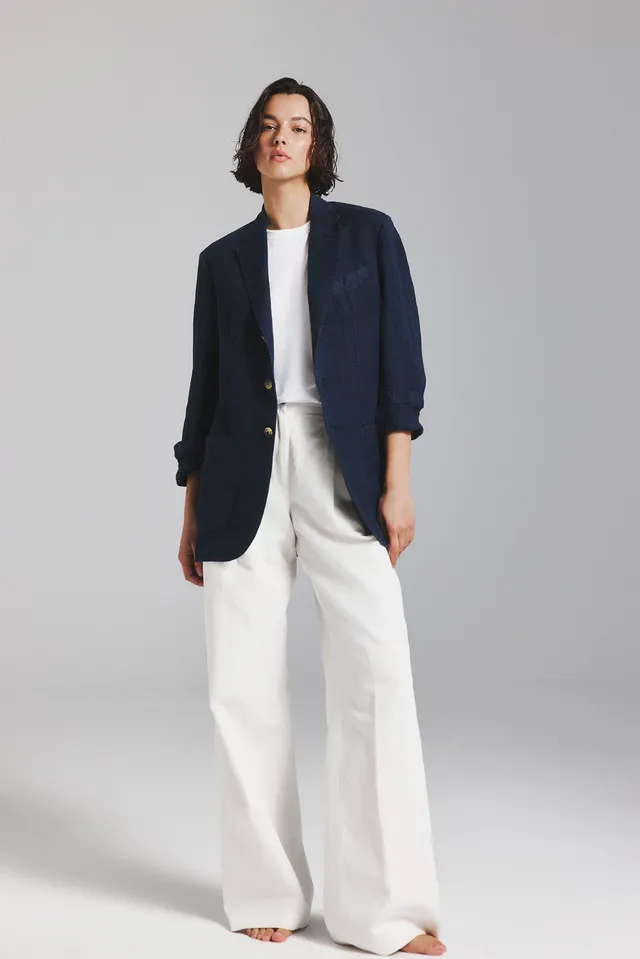 blazer-lapo-de-ecoalf-edici-n-limitada-ecoalf-x-lapo-elkann-100-c-amo-azul-marin image 1