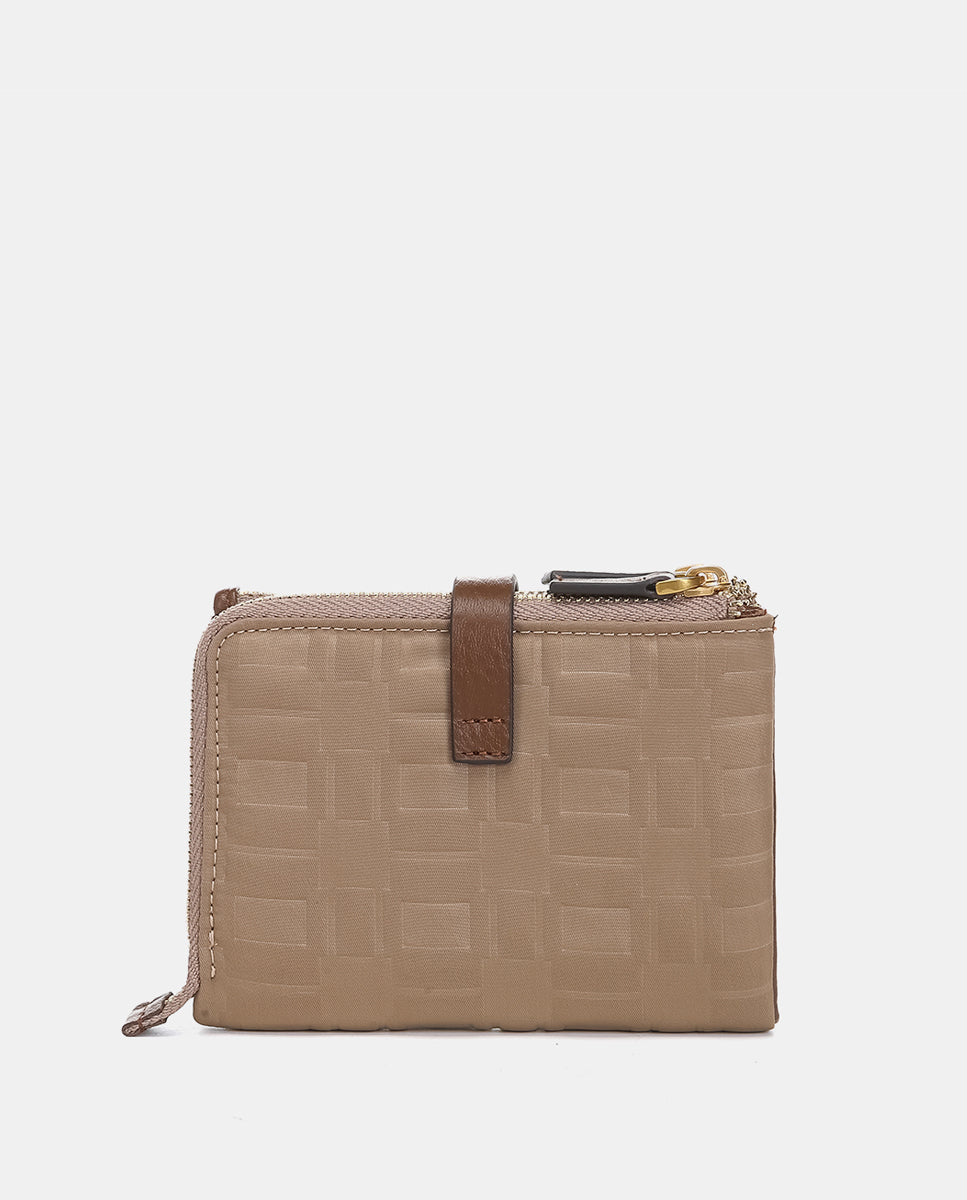 abbacino-cartera-peque-a-camel-de-nailon-reciclado-acolchado image 3