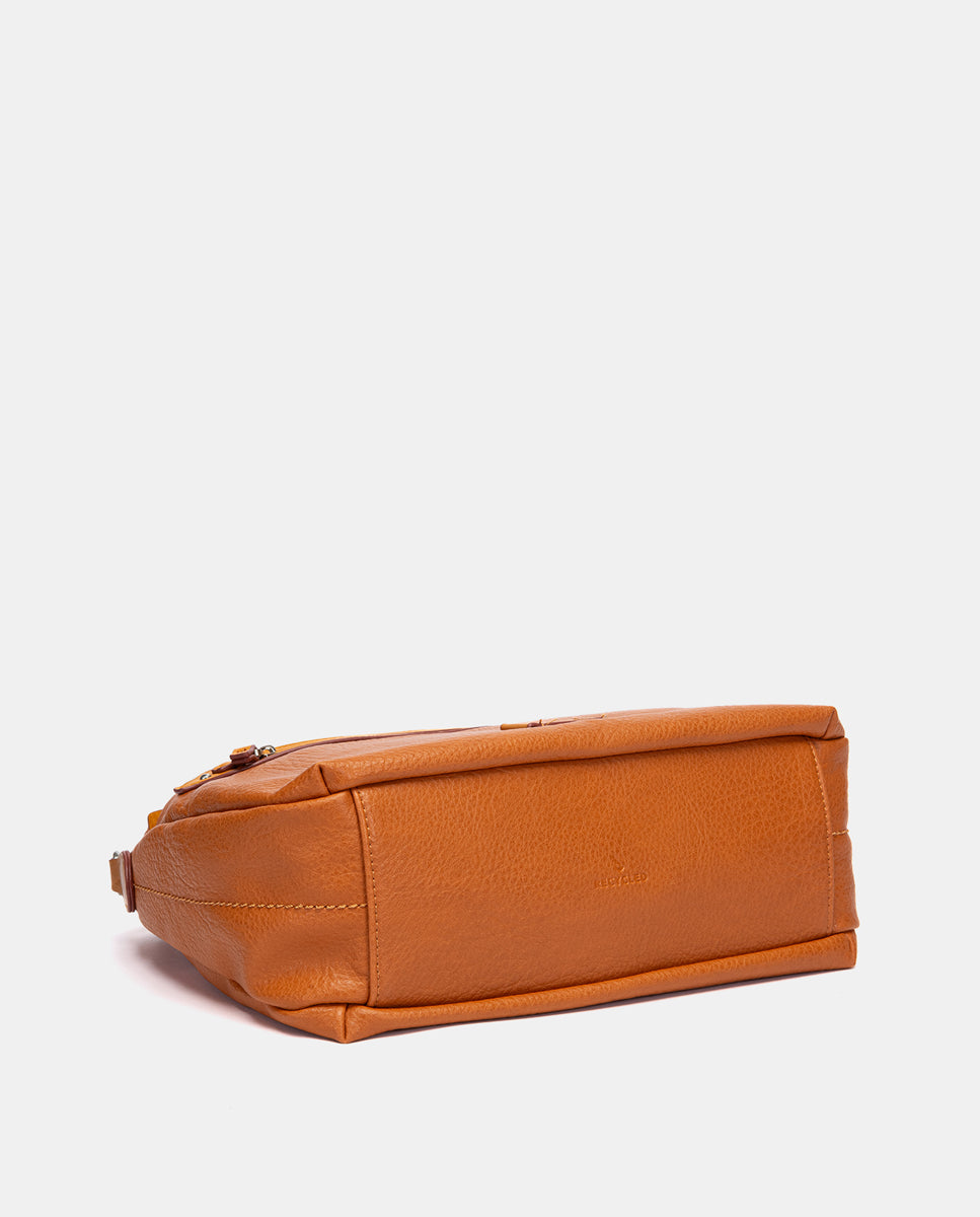 abbacino-bandolera-sport-cognac-de-materiales-reciclados image 4