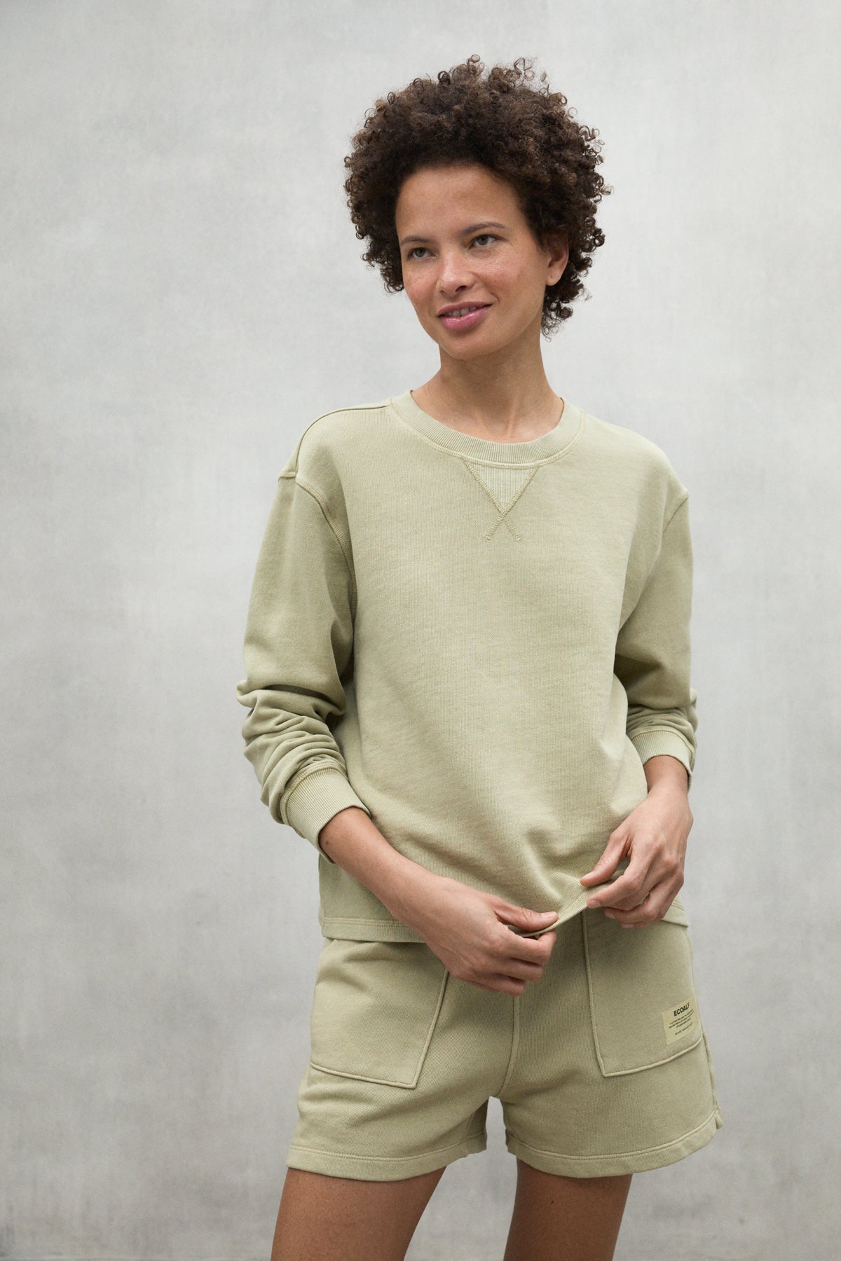 sudadera-ecoalf-rodas-khaki-50-algod-n-reciclado-fit-regular image 3