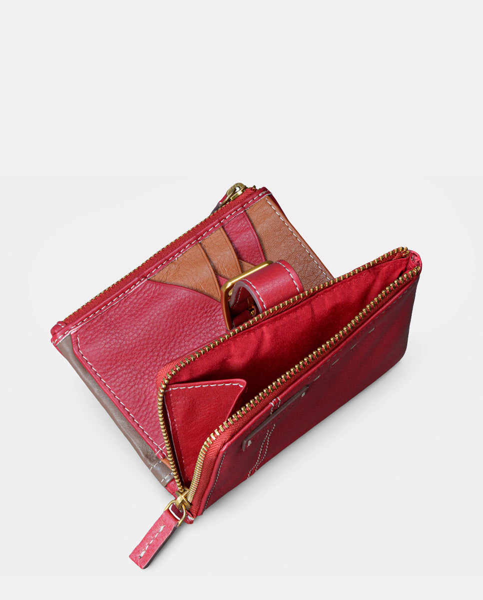 abbacino-cartera-peque-a-de-mujer-en-piel-roja image 7