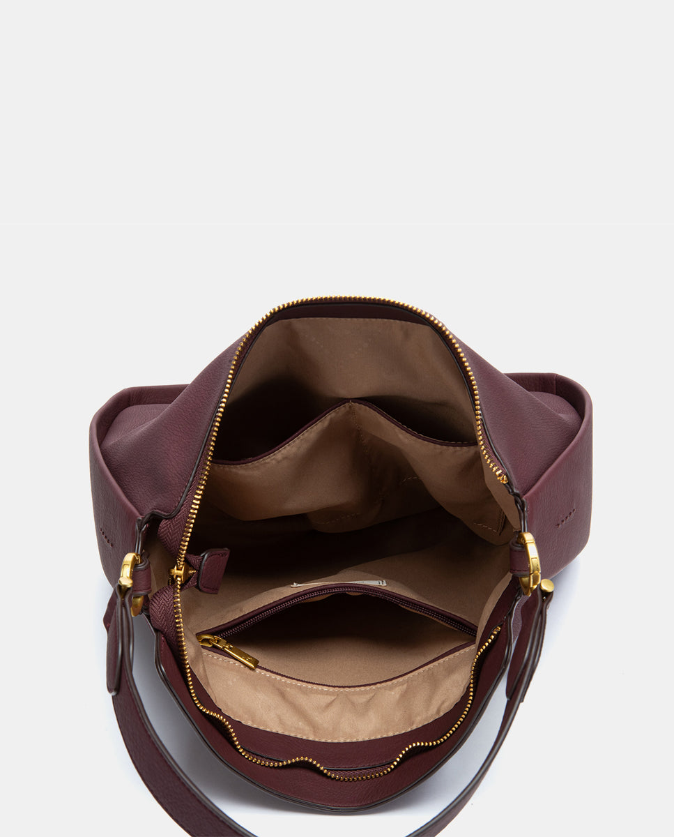 bolso-de-hombro-abbacino-materiales-reciclados-burdeos image 6
