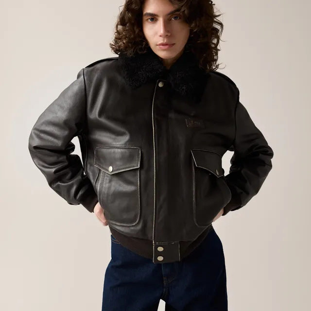 lois-ethan-flight-jacket-chaqueta-de-piel-de-vacuno-para-hombre image 1