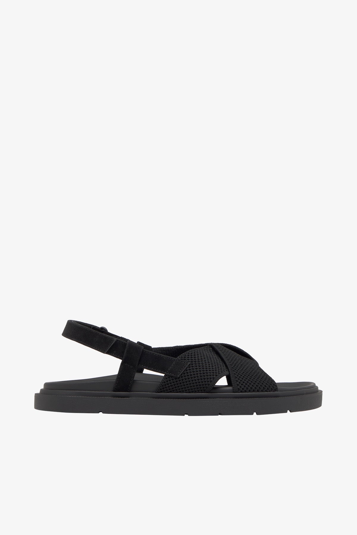 sandalia-ecoalf-gold-de-mujer-en-negro-poli-ster-reciclado-uto-ultraligera-y-veg image 1