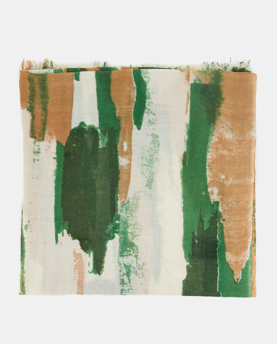 abbacino-pa-uelo-de-lana-estampado-abstracto-verde image 3