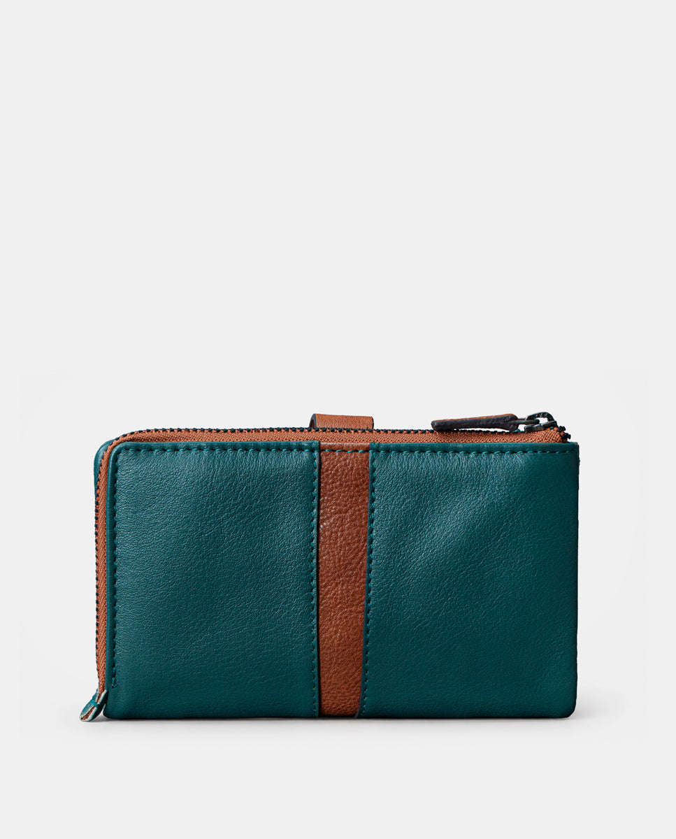 abbacino-cartera-mediana-mujer-piel-azul-bicolor image 5
