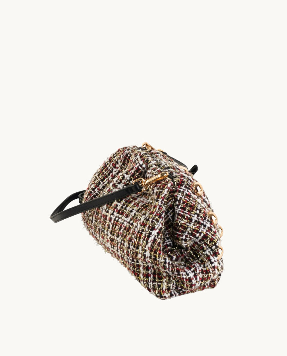 clutch-kbas-de-tweed-textil-coctel-orfali-color-rojo-31-x-9-x-20-cm image 2