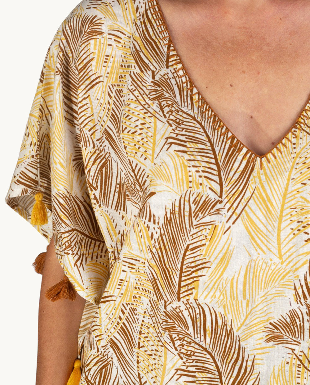 kurta-de-algod-n-kbas-talla-nica-color-amarillo image 3