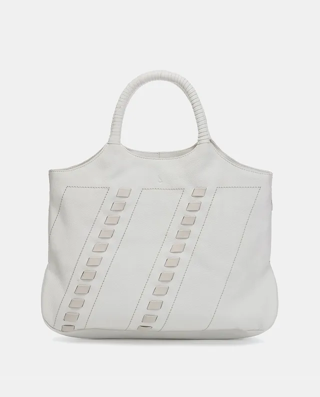 abbacino-shopper-piel-blanca-con-tiras-y-costuras-contraste image 1