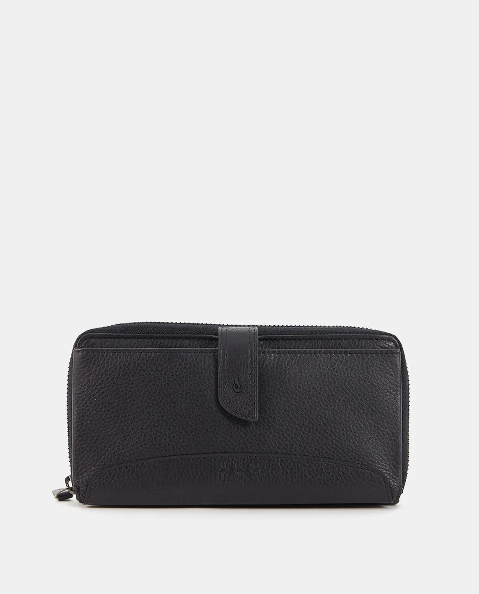abbacino-cartera-grande-de-piel-premium-negra image 1