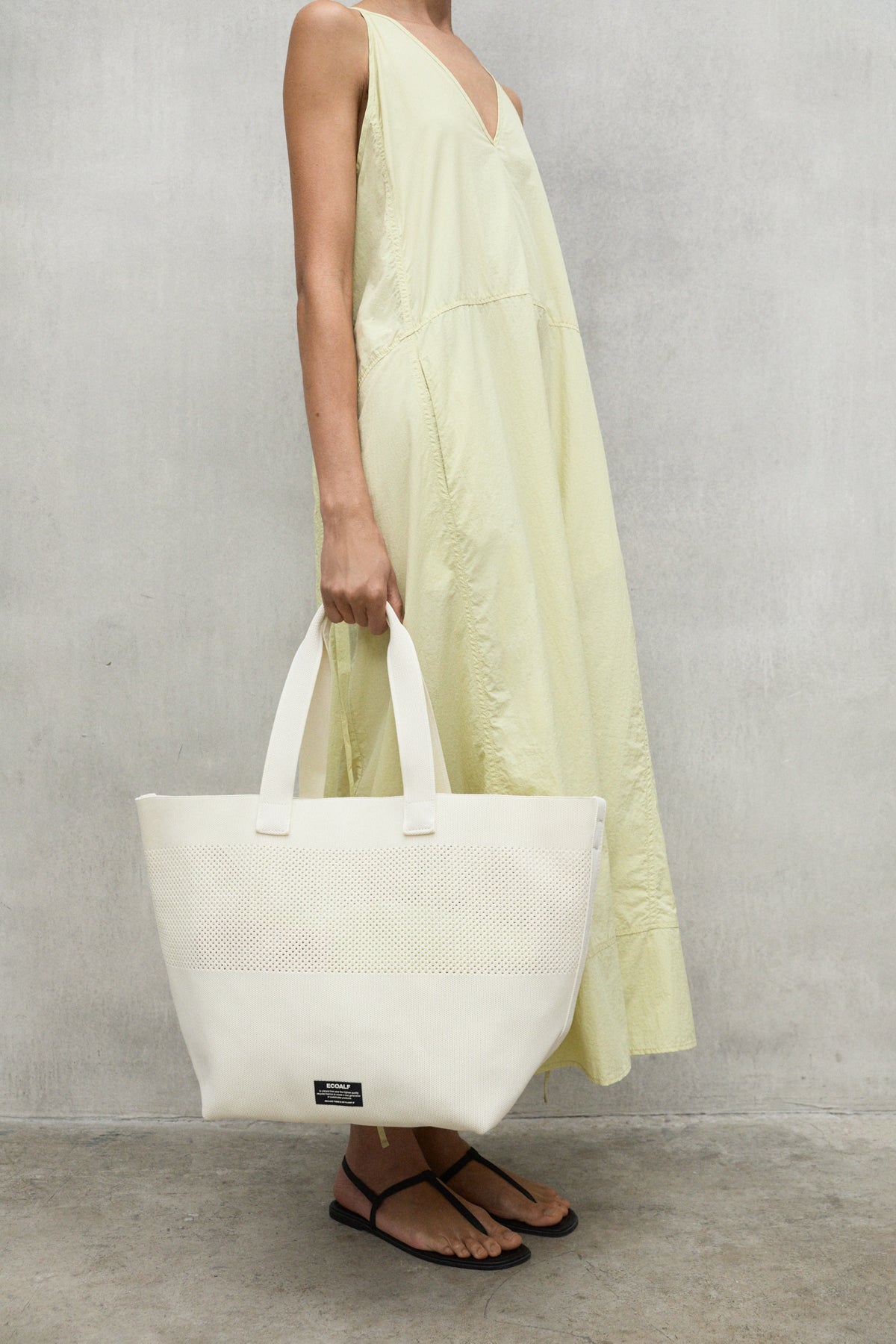 ecoalf-bolso-shopper-tika-blanco-cubo-estructurado-de-punto-hilo-del-mar-edici-n image 2