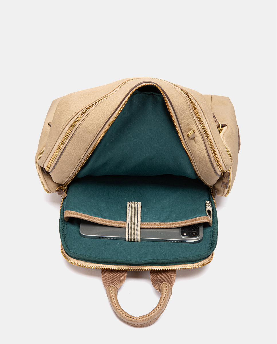 abbacino-mochila-mujer-materiales-reciclados-beige-efecto-piel image 6