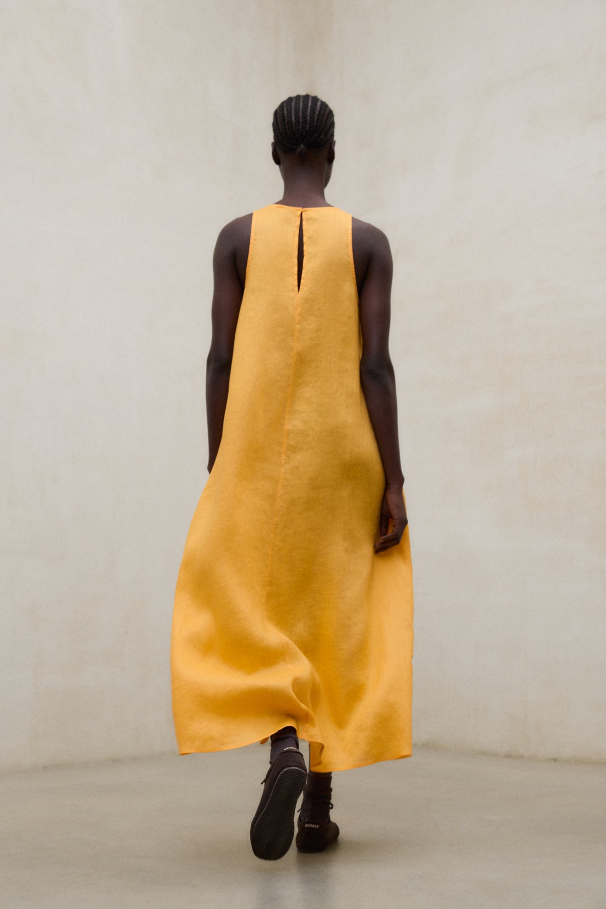 vestido-ukara-naranja-ecoalf image 2