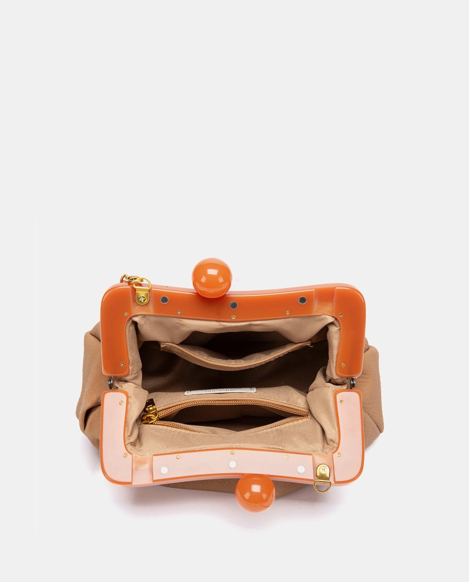 clutch-de-fiesta-abbacino-camel-estructurado-con-cadena image 6
