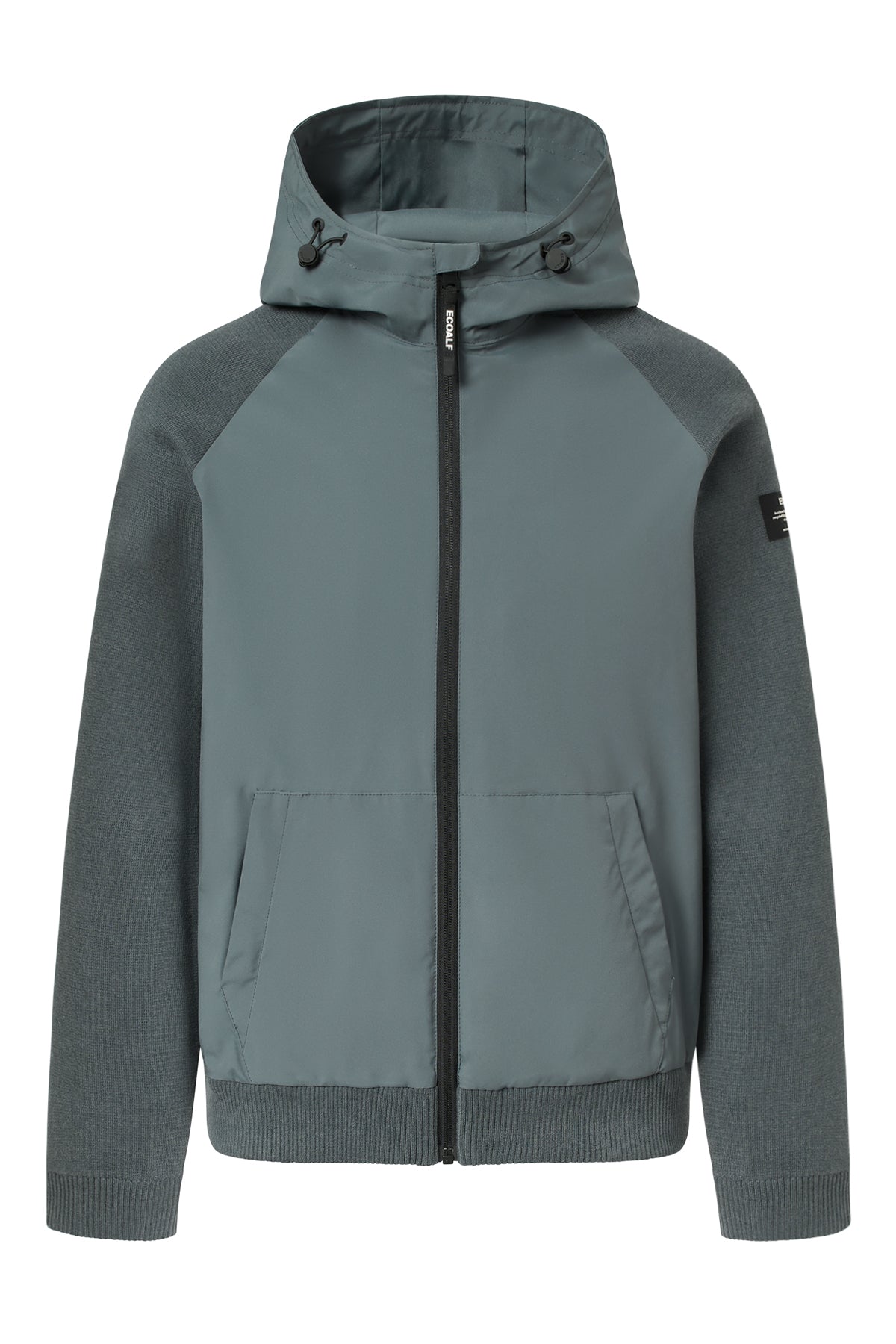 ecoalf-jersey-potus-gris-de-punto-milano-con-capucha-y-cremallera image 5