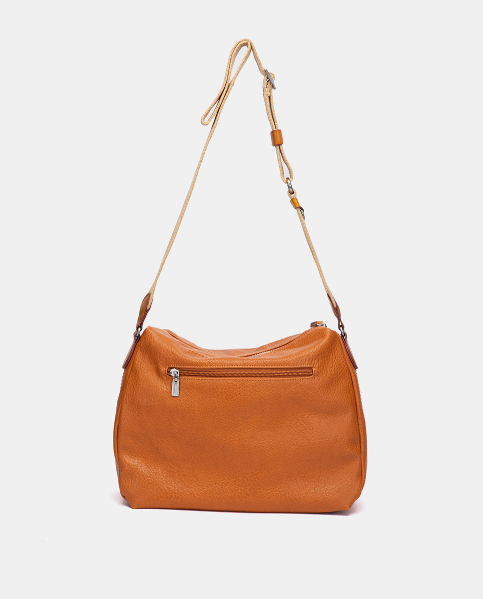 abbacino-bandolera-sport-cognac-de-materiales-reciclados image 3