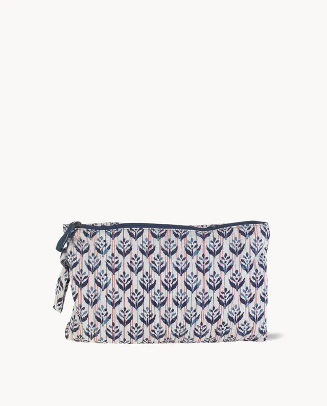 neceser-de-algod-n-kbas-con-cremallera-estampado-de-flores-33x5x20-cm image 1