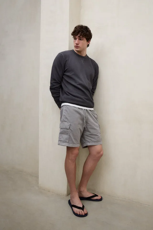 ecoalf-shorts-targo-gris-oscuro-para-hombre-100-algod-n-regenerativo-fit-regular image 1