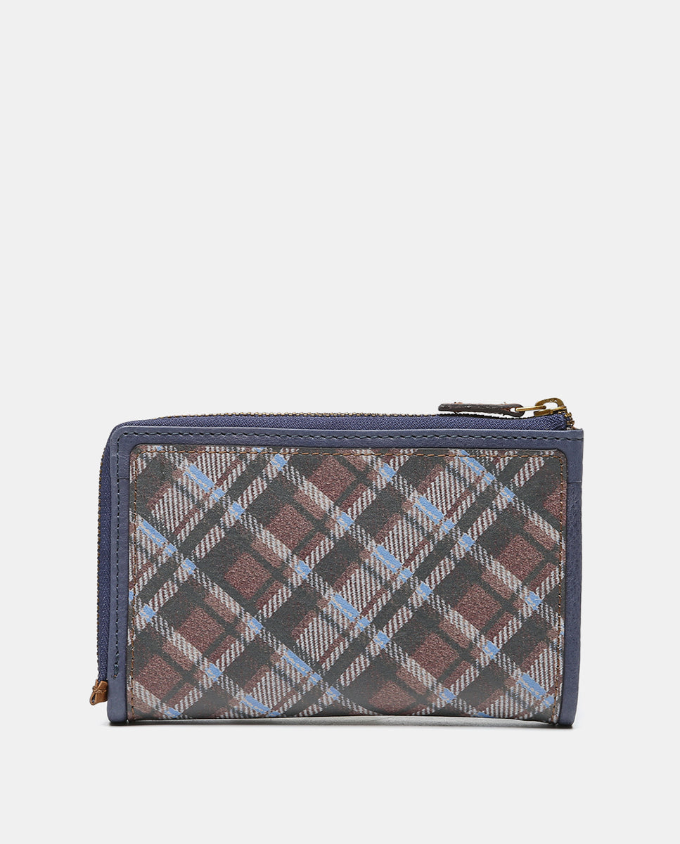abbacino-cartera-mediana-piel-cuadros-azul image 3
