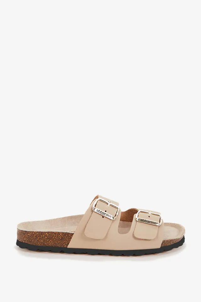 abbacino-sandalias-planas-mujer-piel-beige image 1