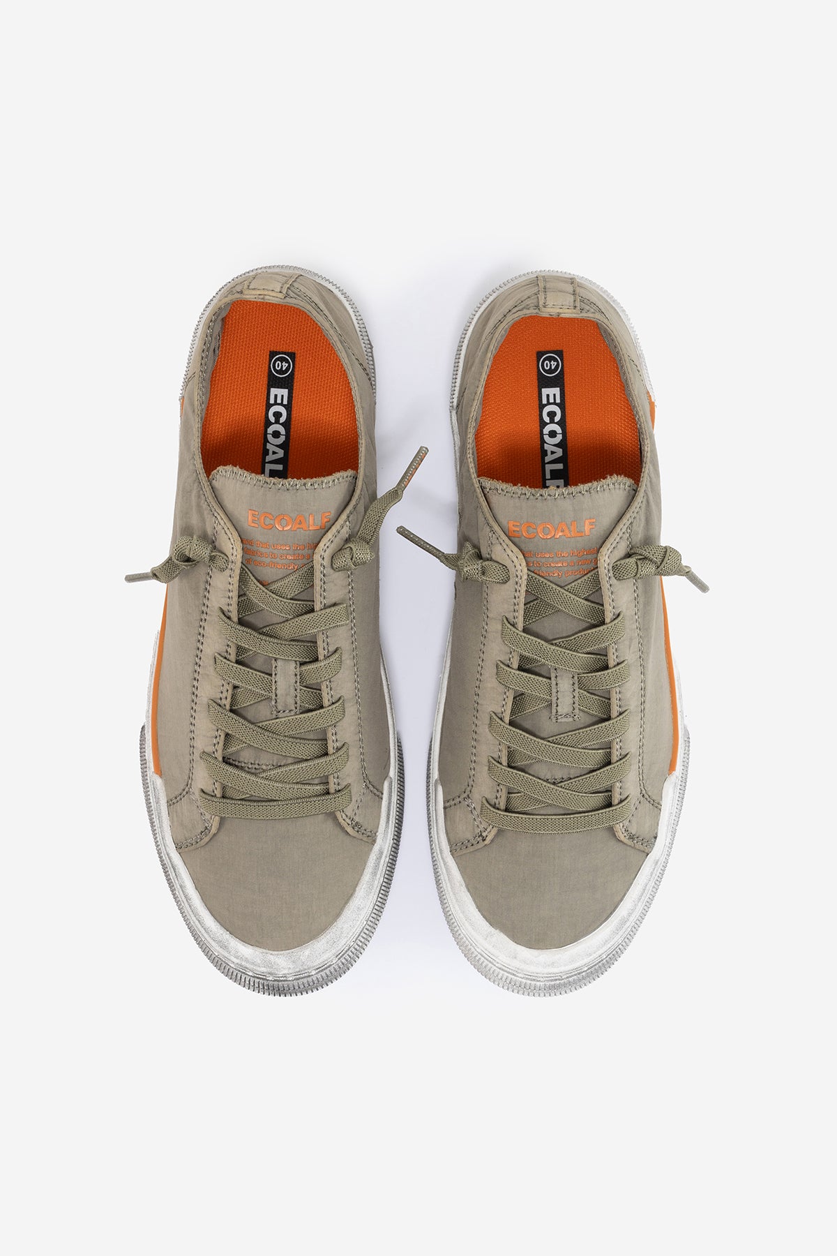 zapatilla-ecoalf-strenk-verde-de-mujer-70-poliamida-reciclada-ligera-y-sin-metal image 2