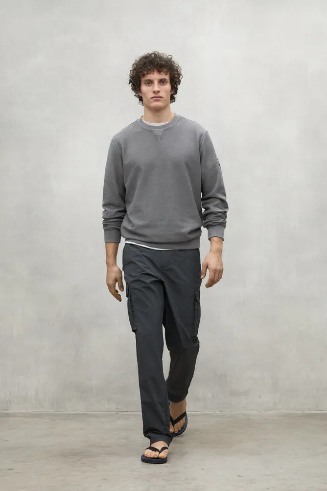 sudadera-ecoalf-newark-gris-oscuro-de-algod-n-reciclado-para-hombre image 1