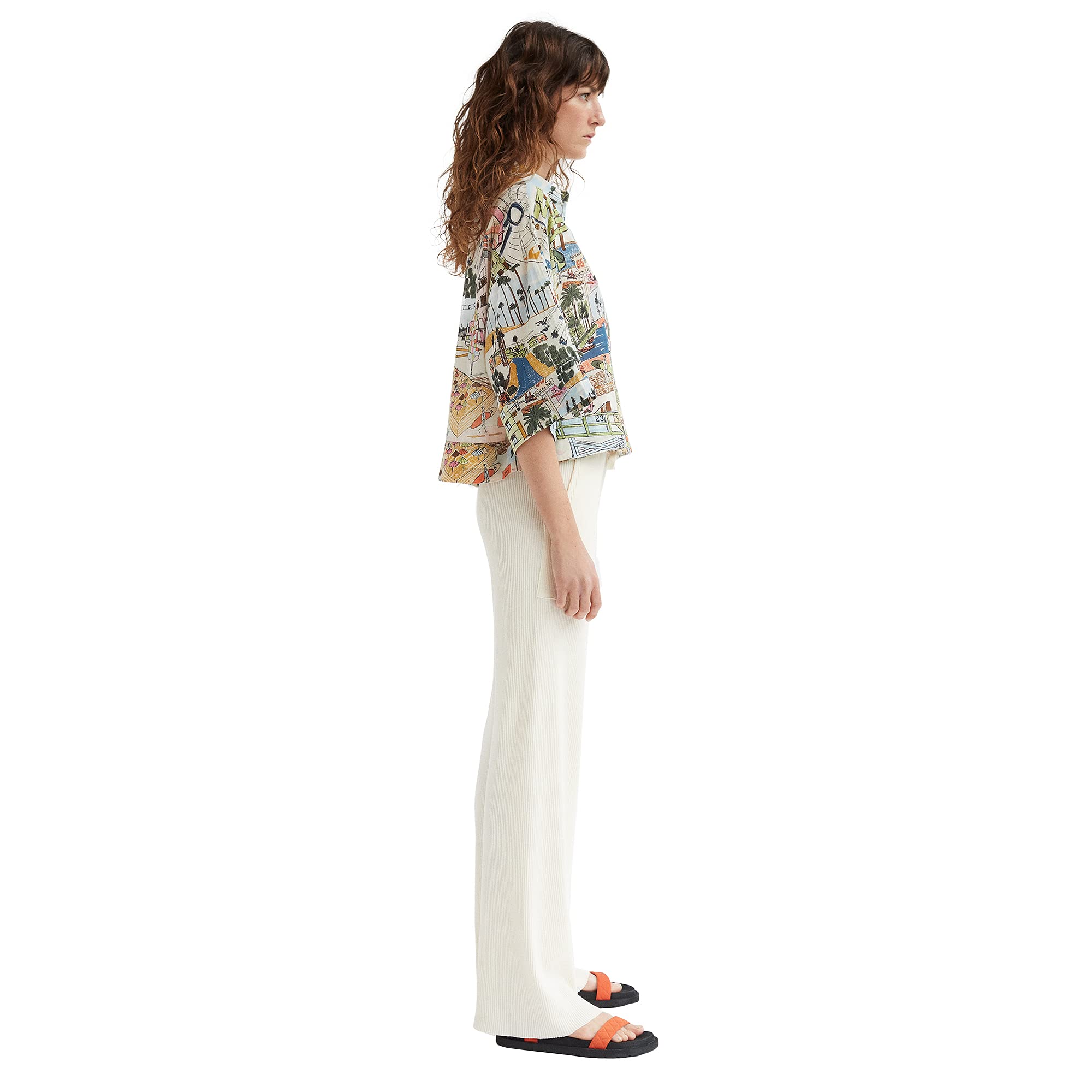 parfois-camisa-oversize-estampada-mujer-2 image 4