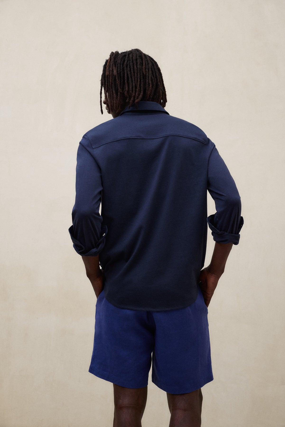 camisa-mole-azul-marino-de-ecoalf-100-algod-n-reciclado-y-fit-regular image 3