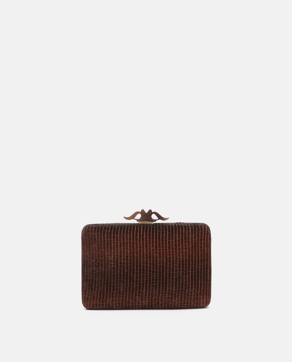 abbacino-clutch-de-fiesta-en-terciopelo-bronce image 1