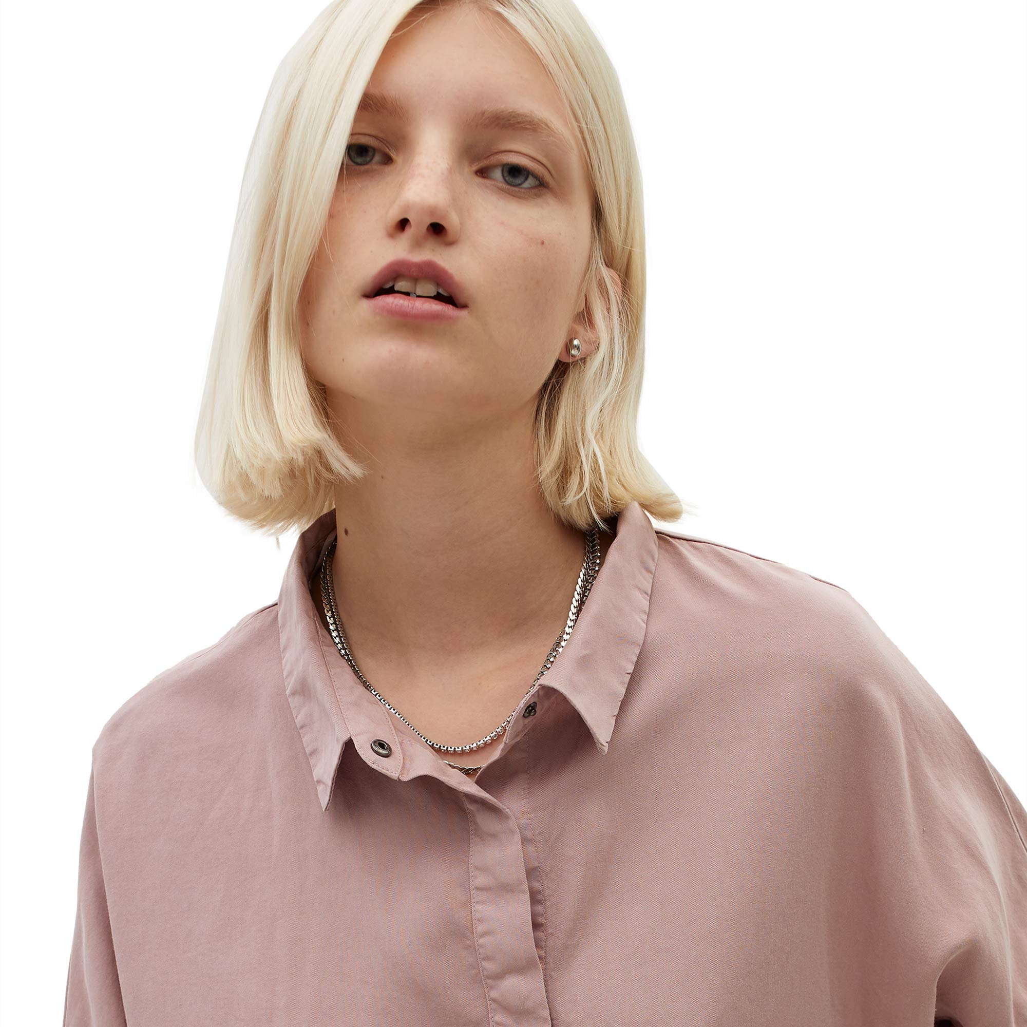 parfois-camisa-oversize-lisa-mujer-2 image 2