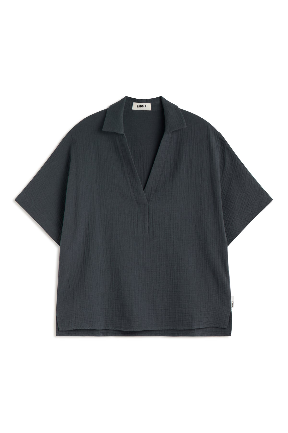 camisa-denis-ecoalf-bambula-de-algod-n-reciclado-y-org-nico-gris-oscuro-mujer image 7