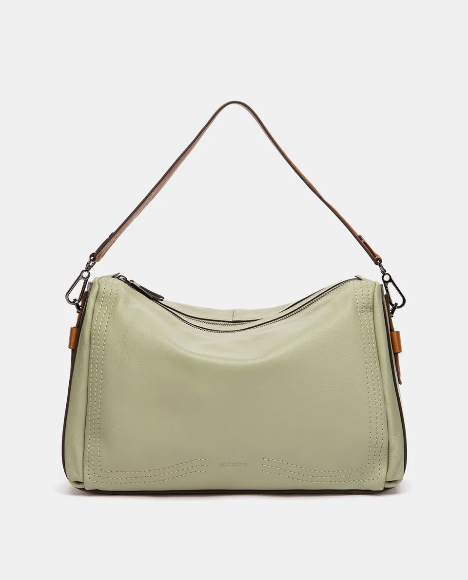 abbacino-bolso-de-hombro-mujer-piel-verde image 1