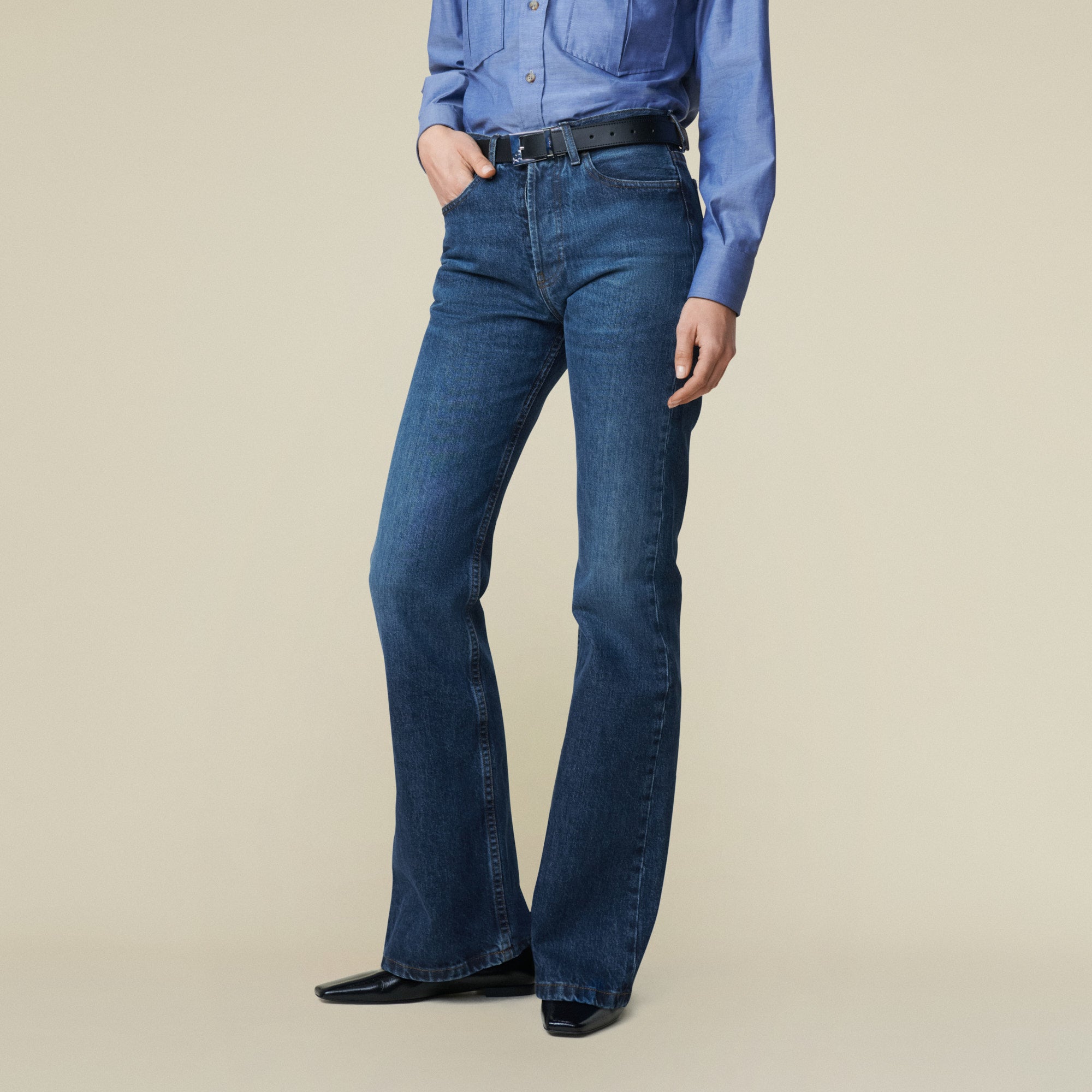 lois-lindsay-boot-pantal-n-de-mujer-de-corte-bootcut-con-algod-n-reciclado image 2