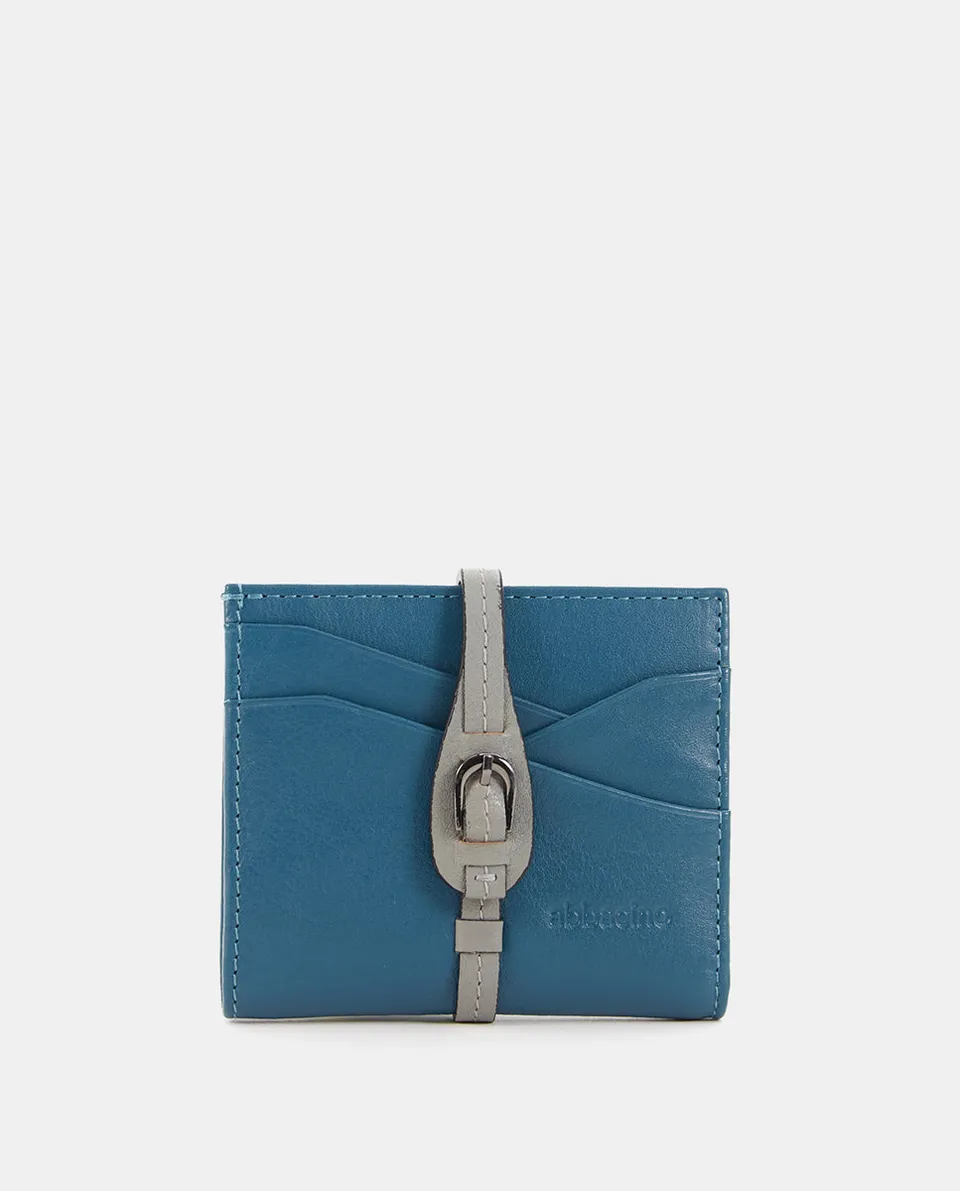 abbacino-tarjetero-mujer-piel-azul image 1
