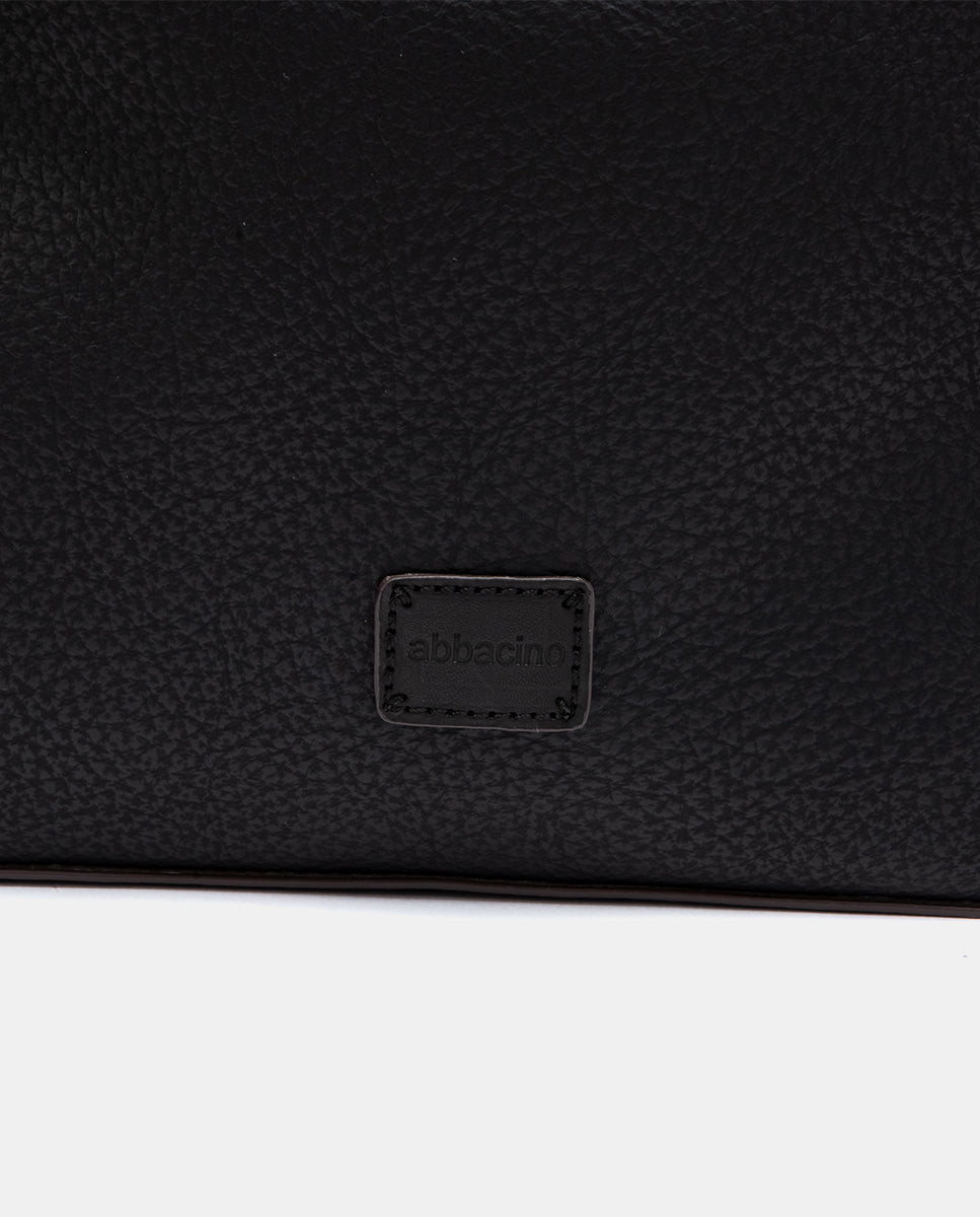 abbacino-bolso-multifuncional-negro-en-materiales-reciclados-convertible-a-mochi image 7