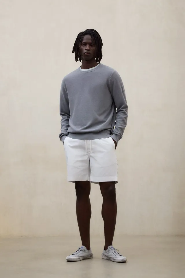 jersey-ecoalf-naranjo-gris-para-hombre image 1