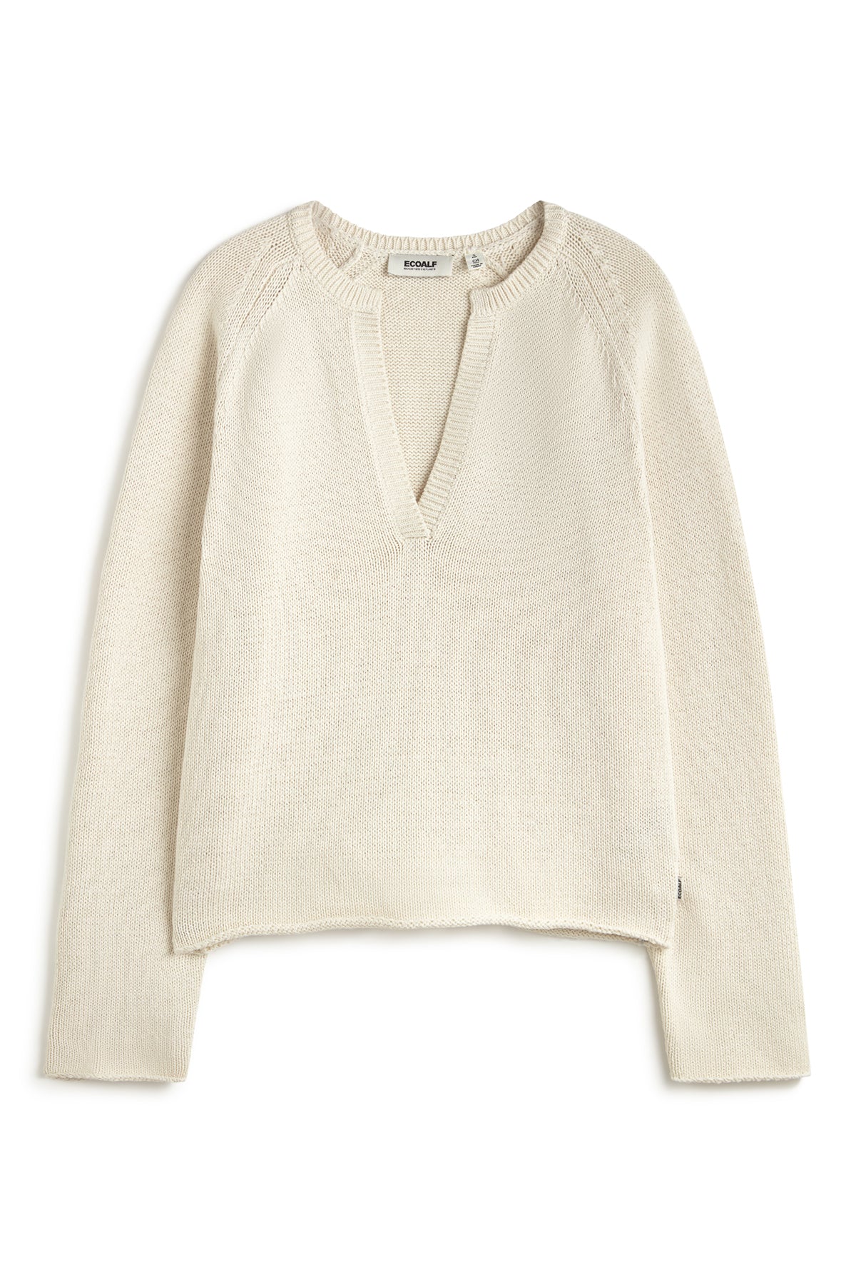 jersey-ecoalf-nour-beige-100-algod-n-reciclado-fit-oversize-mujer image 8