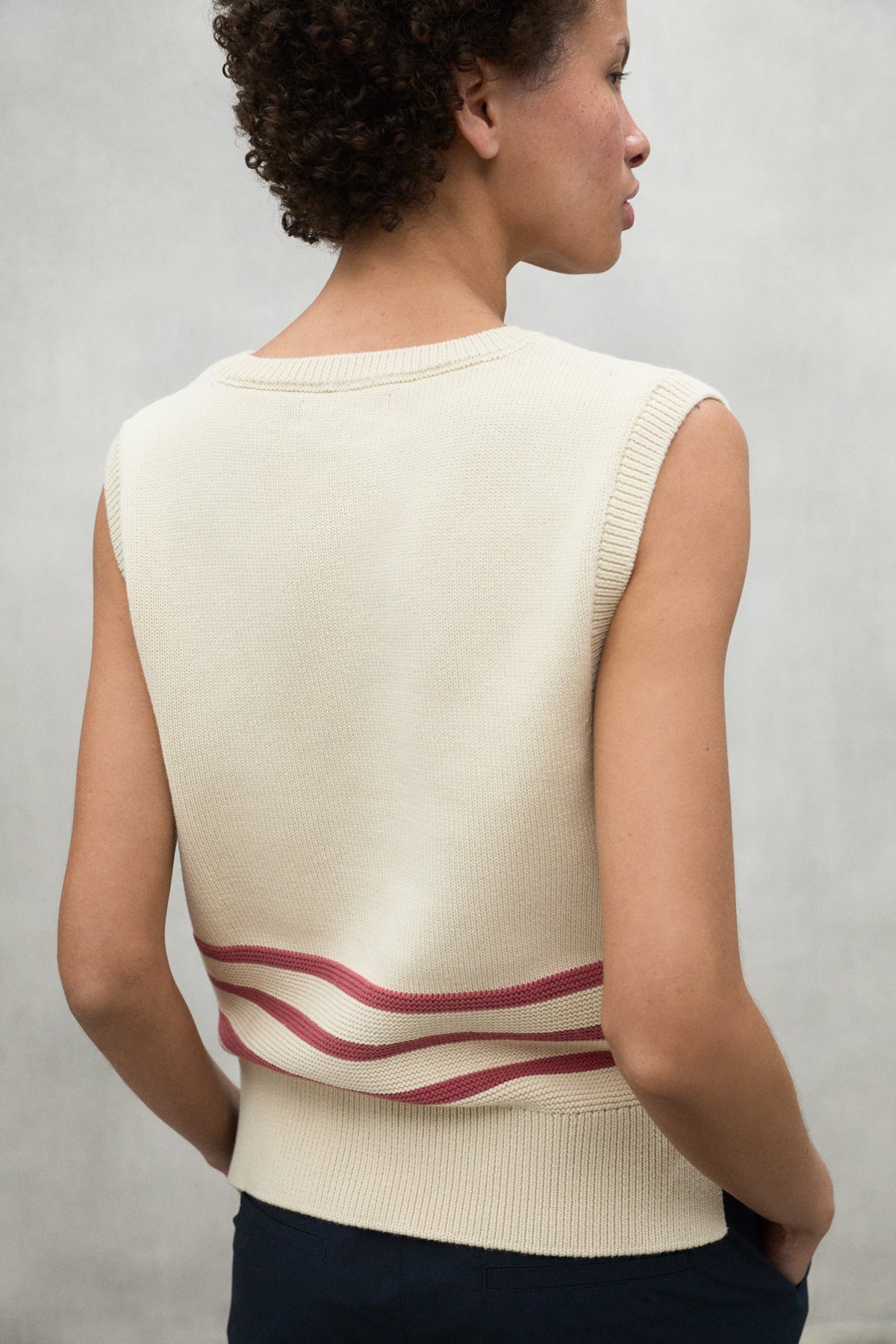 jersey-ecoalf-kentia-gris-claro-para-mujer-50-algod-n-reciclado-sin-mangas-fit-r image 5