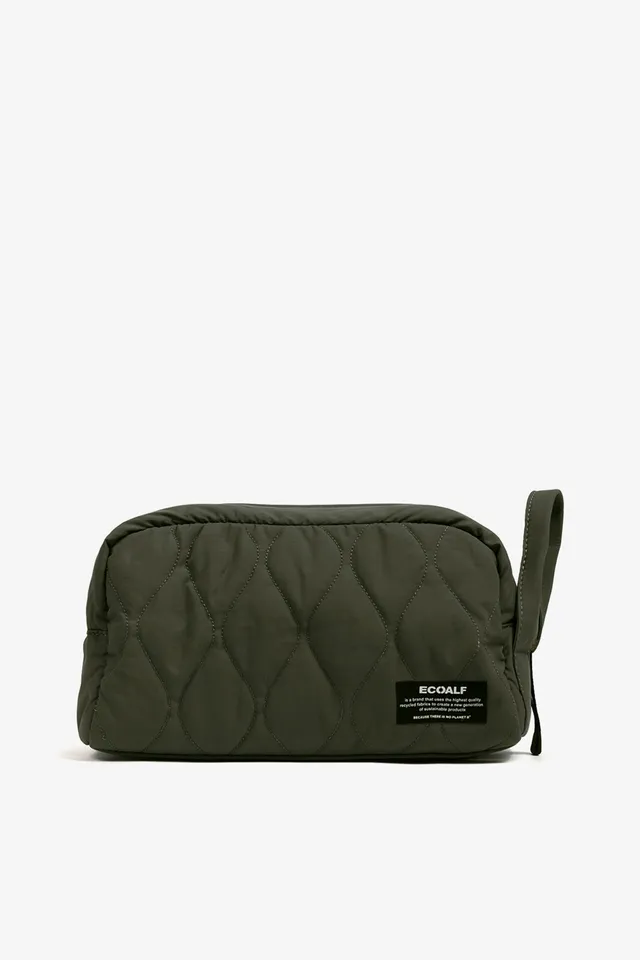 ecoalf-neceser-flock-verde-oscuro-100-poli-ster-reciclado-textile-to-textile-tal image 1