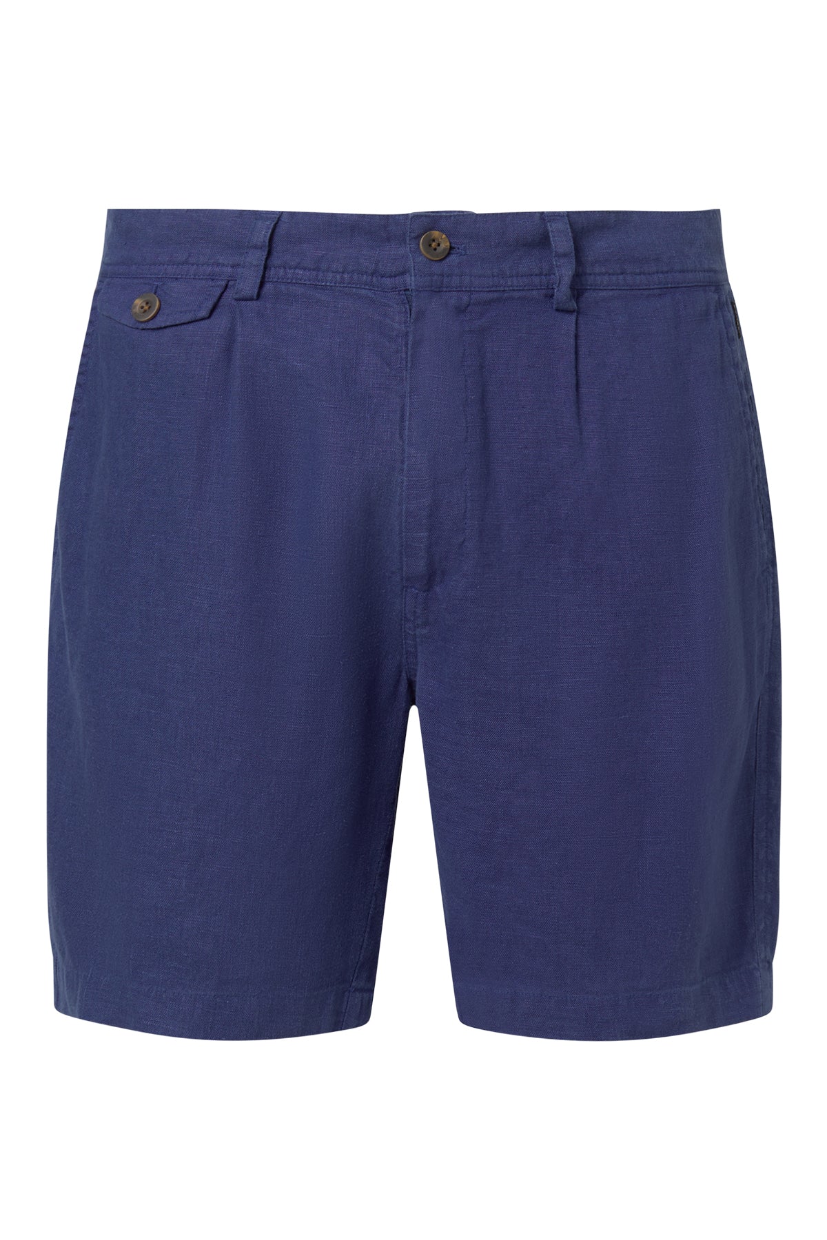 ecoalf-shorts-tika-azules-para-hombre-lino-80-fit-regular-tiro-medio image 5
