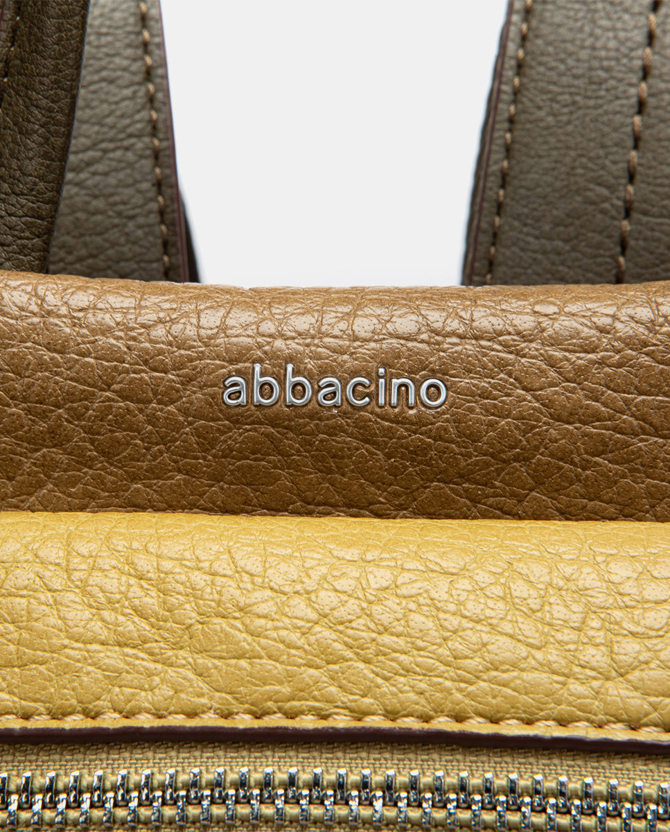 abbacino-mochila-combinada-mujer-verde-material-reciclado image 6