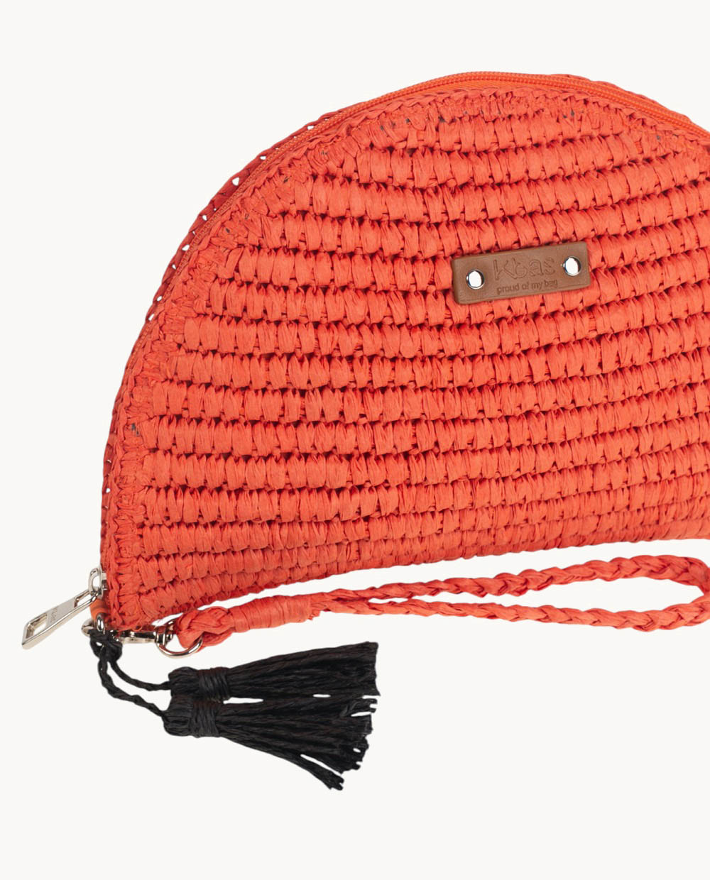 kbas-cartera-de-mano-de-fibra-natural-con-cremallera-color-coral image 3