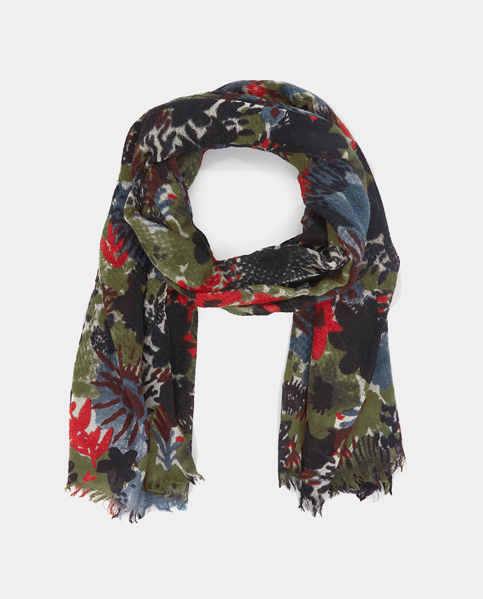 abbacino-pa-uelo-lana-estampado-floral-negro-2 image 2