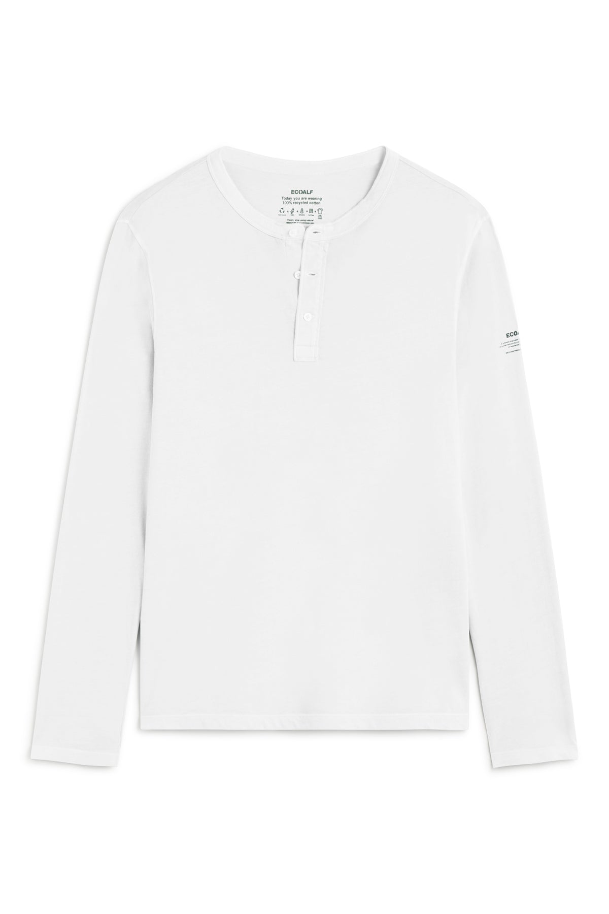 camiseta-daca-de-ecoalf-algod-n-reciclado-cuello-redondo-blanca image 4